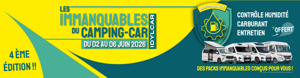 packs camping-car Idylcar - Les immanquables du camping-car
